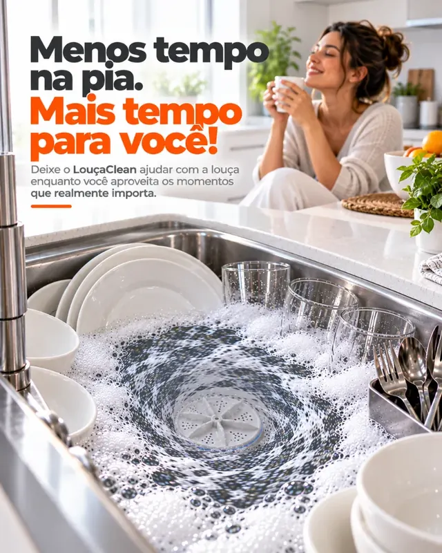 LouçaClean – Transforme sua pia em uma lava-louças!