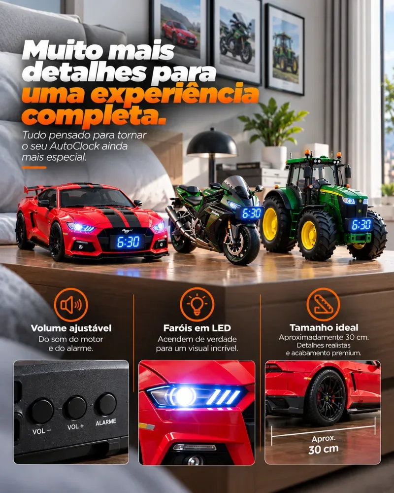 AutoClock - O despertador para apaixonados por Maquinas.