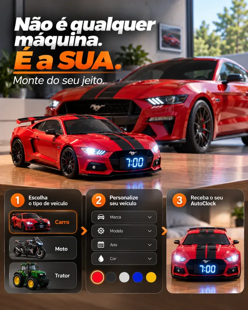 AutoClock - O despertador para apaixonados por Maquinas.