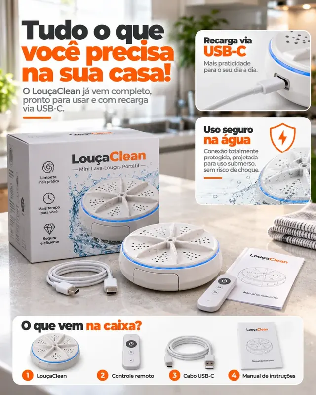LouçaClean – Transforme sua pia em uma lava-louças!