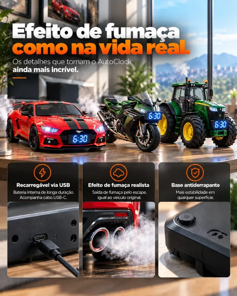 AutoClock - O despertador para apaixonados por Maquinas.