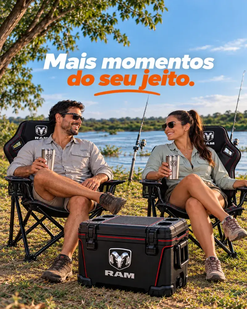 Kit PitStop Premium | Seu Churrasco, Sua Pescaria e Seu Descanso em Outro Nível!