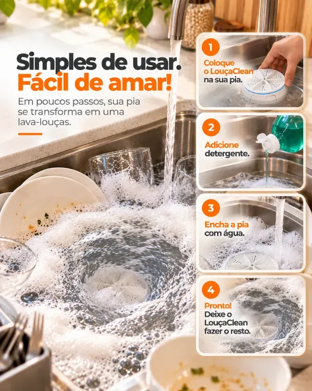 LouçaClean – Transforme sua pia em uma lava-louças!